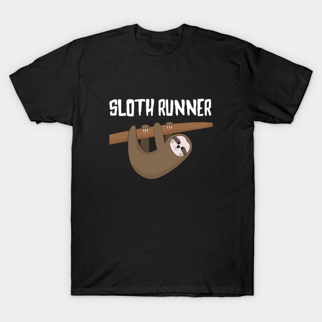 Marathon Running Slow Sloth Funny Gift Humor Sweet T-Shirt by Jimmyson